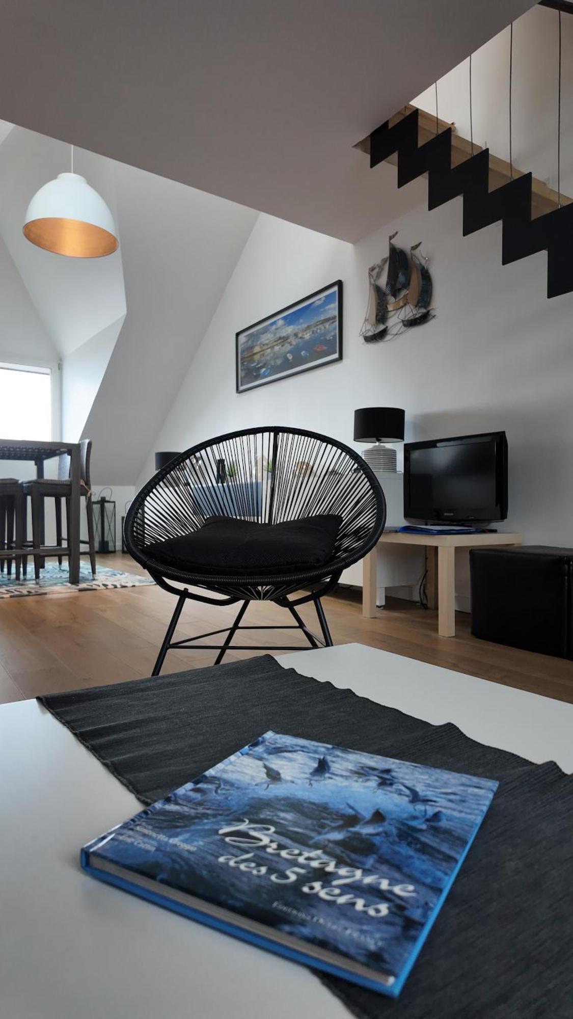 **La Bretonnerie, bel appartement de standing Concarneau Buitenkant foto